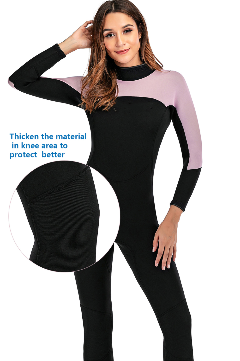 Jako Neoprene Flatlock Back Zip One Piece Full Suits Cold Water Keep Warm Adult Diving Swimming Surfing Custom Wetsuit OEM ODM For Women