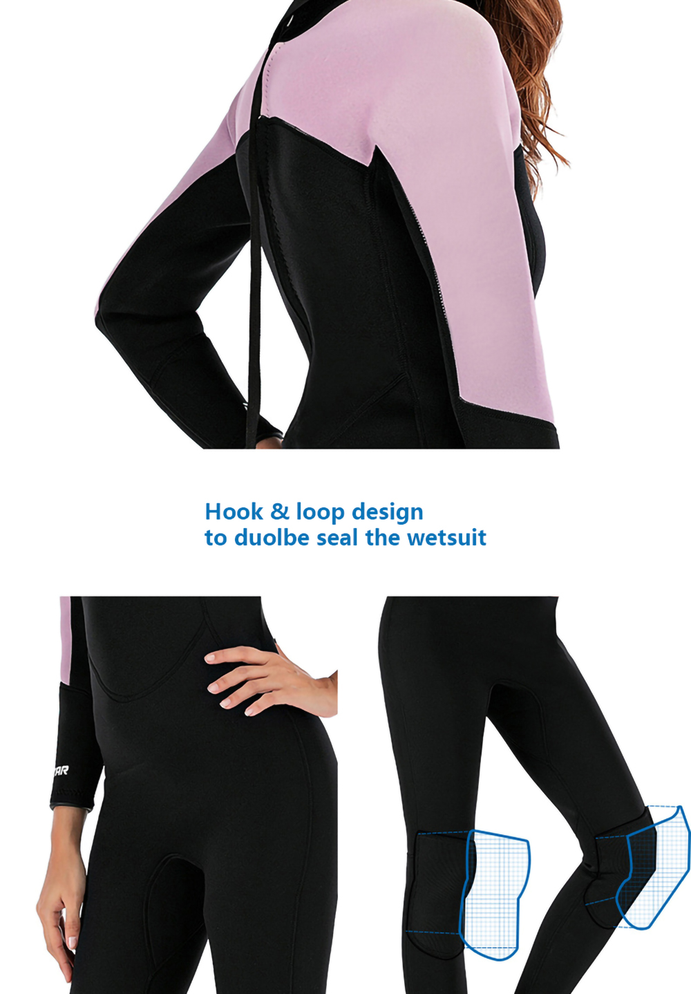 Jako Neoprene Flatlock Back Zip One Piece Full Suits Cold Water Keep Warm Adult Diving Swimming Surfing Custom Wetsuit OEM ODM For Women