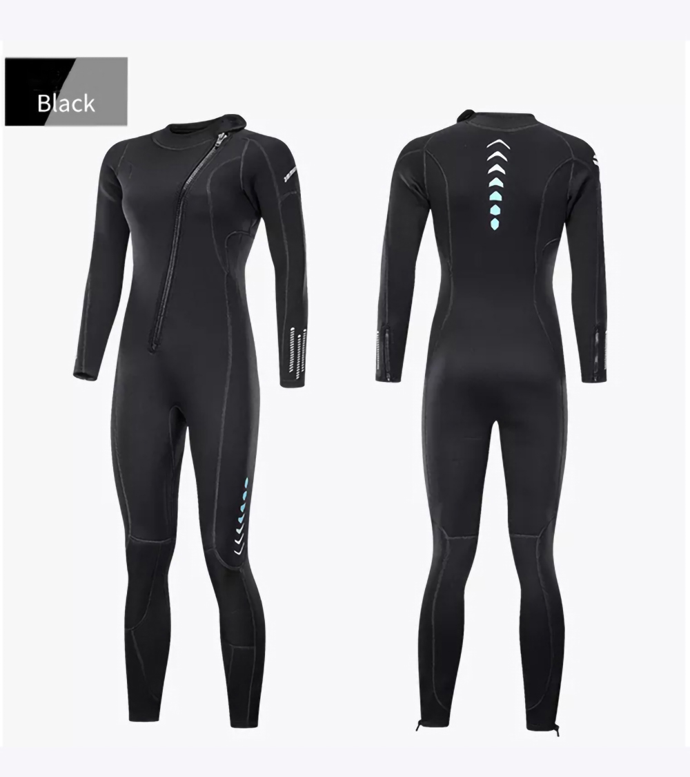Neoprene 3 mm Super Stretch Front YKK Zip One Piece Full Body Steamer Adult Scuba Diving Snorkeling Swimming Custom Wetsuit For Men And Women
