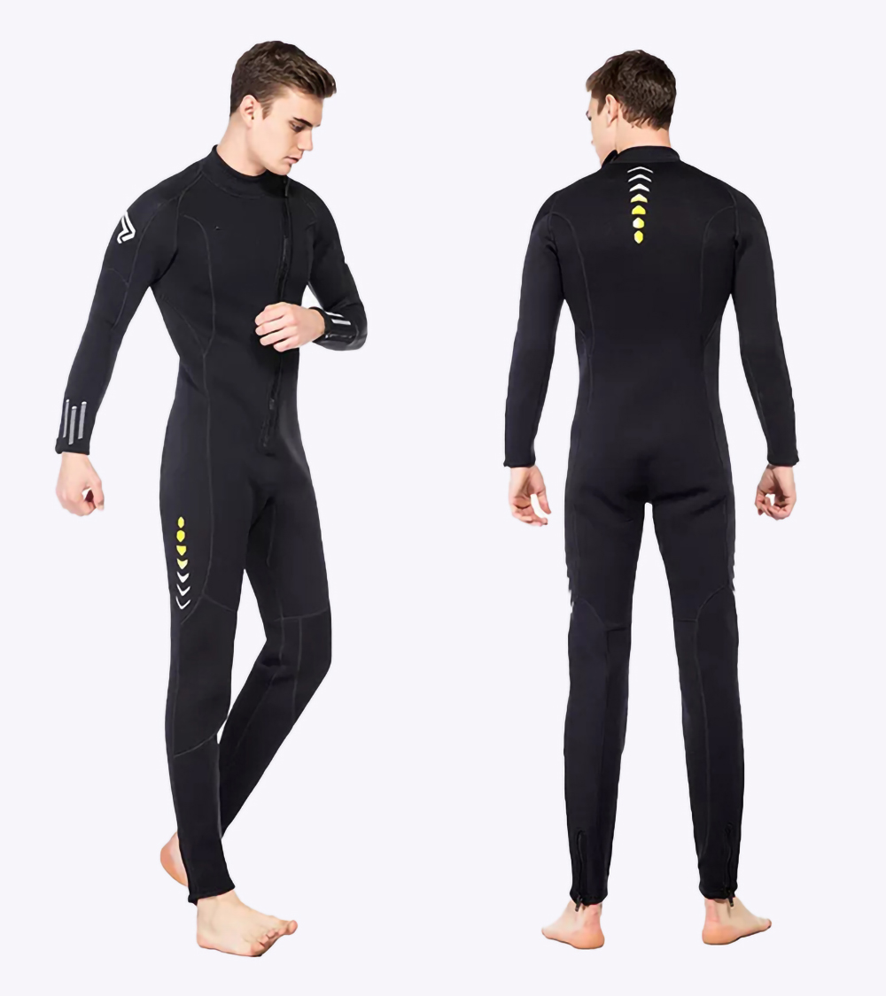 Neoprene 3 mm Super Stretch Front YKK Zip One Piece Full Body Steamer Adult Scuba Diving Snorkeling Swimming Custom Wetsuit For Men And Women