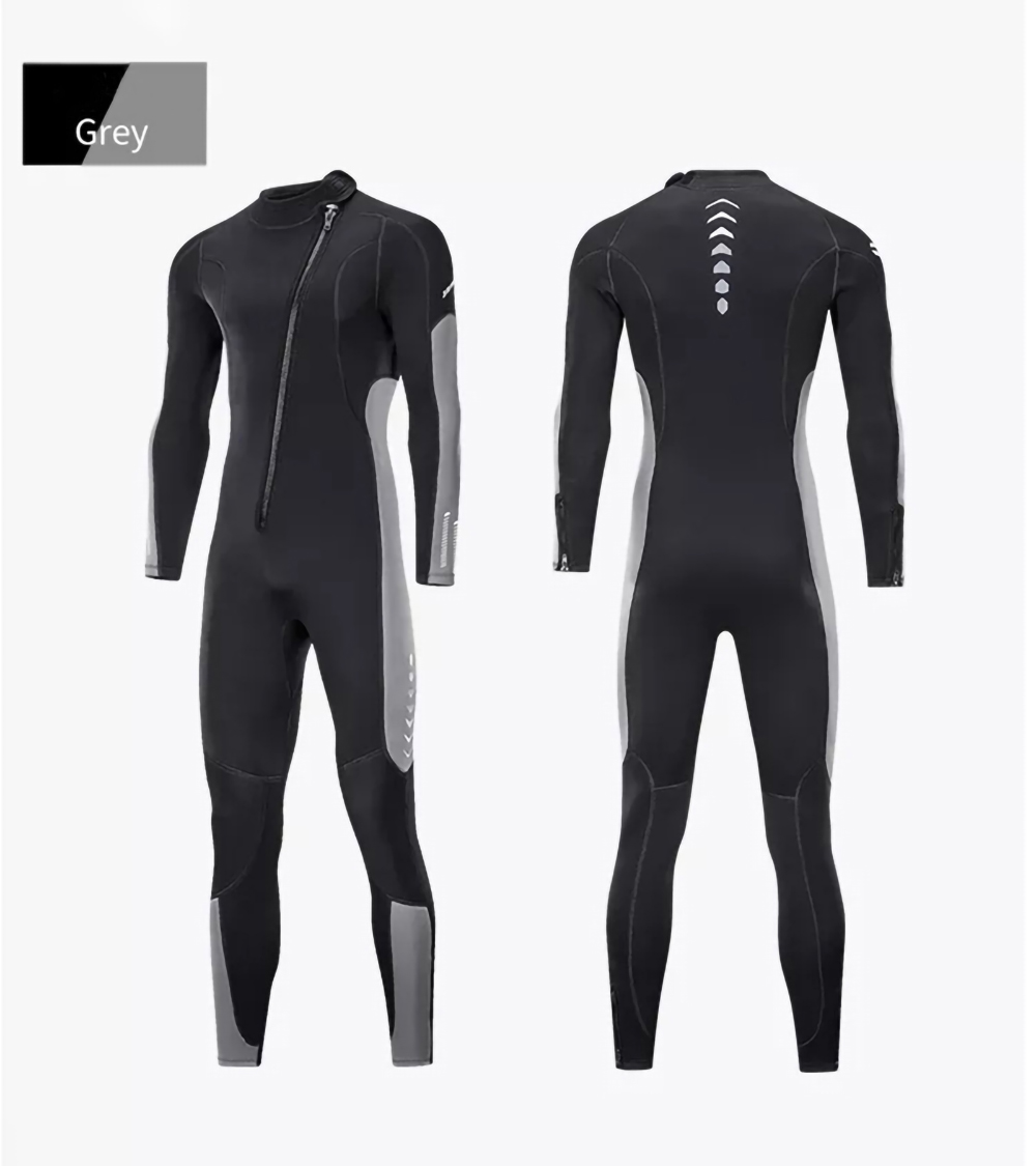Neoprene 3 mm Super Stretch Front YKK Zip One Piece Full Body Steamer Adult Scuba Diving Snorkeling Swimming Custom Wetsuit For Men And Women