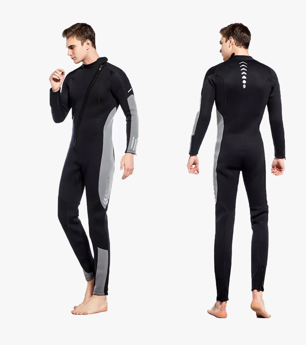 Neoprene 3 mm Super Stretch Front YKK Zip One Piece Full Body Steamer Adult Scuba Diving Snorkeling Swimming Custom Wetsuit For Men And Women