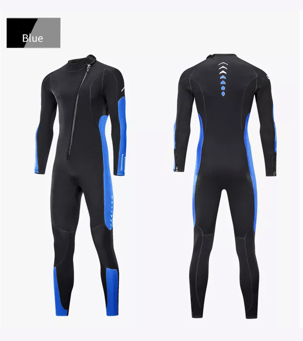 Neoprene 3 mm Super Stretch Front YKK Zip One Piece Full Body Steamer Adult Scuba Diving Snorkeling Swimming Custom Wetsuit For Men And Women