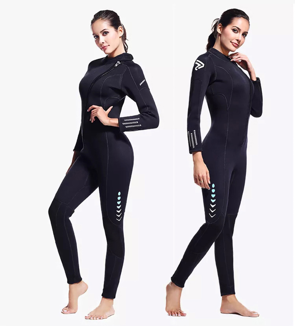 Neoprene 3 mm Super Stretch Front YKK Zip One Piece Full Body Steamer Adult Scuba Diving Snorkeling Swimming Custom Wetsuit For Men And Women