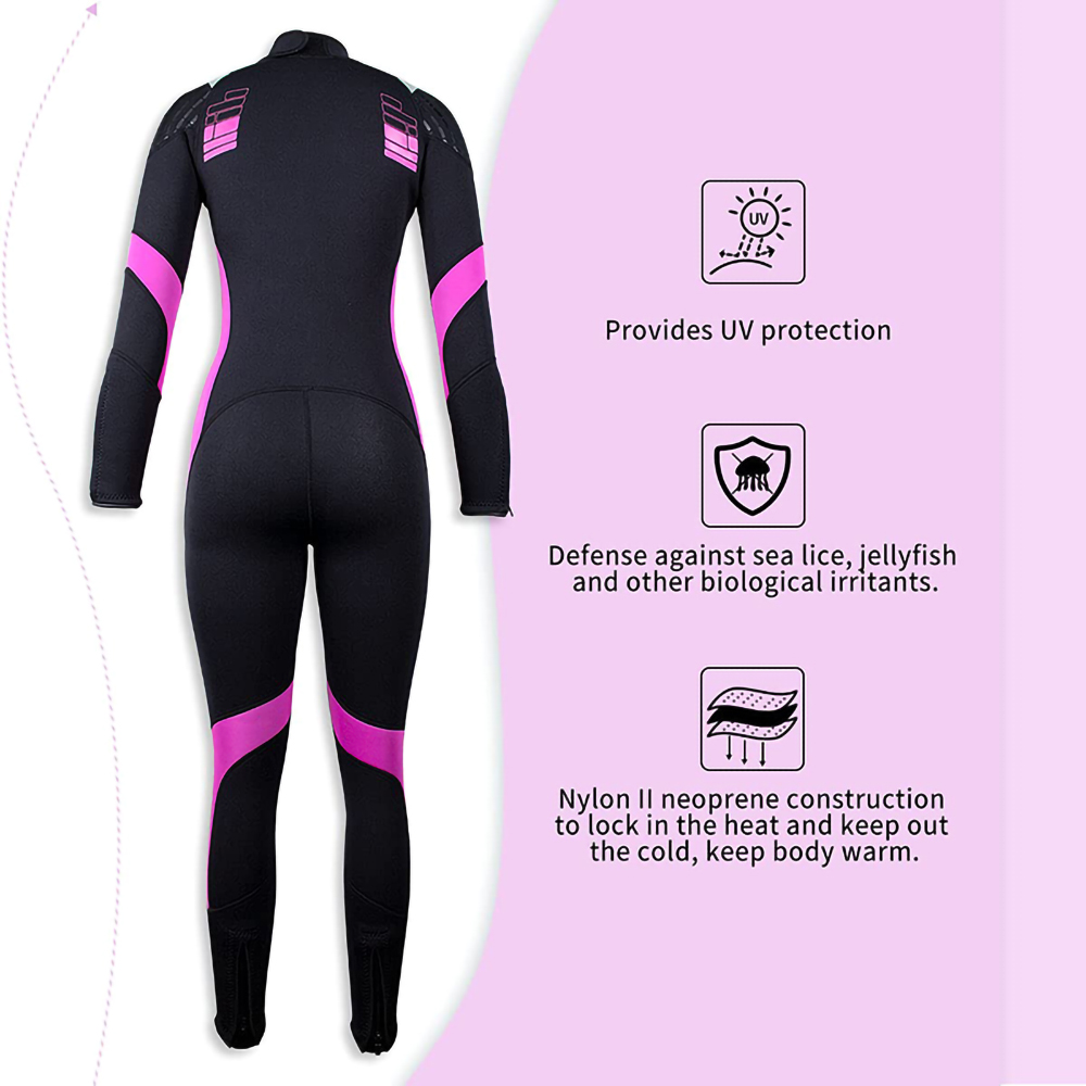 Wholesale Neoprene 3 mm Flatlock Front Zip Long Sleeve Full Suits Keep Warm Adults Scuba Diving Swimming Surfing Freediving Custom Wetsuit For Men And Women