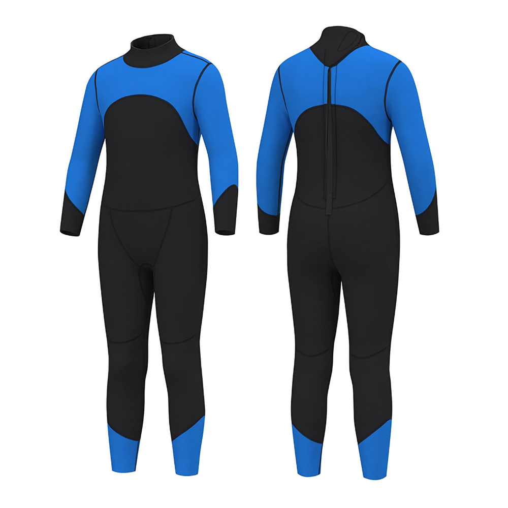 Neoprene 3 mm Back YKK Zip One Piece Long Sleeve Full Suits Keep Warm Diving Snorkeling Swimming Custom Wetsuit For Kids Children Water Sports