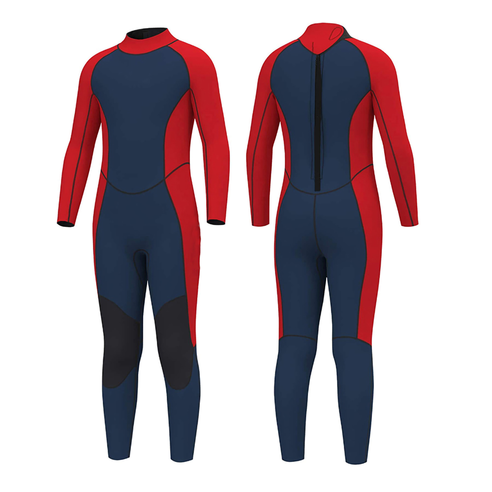 Neoprene 3 mm Back YKK Zip One Piece Long Sleeve Full Suits Keep Warm Diving Snorkeling Swimming Custom Wetsuit For Kids Children Water Sports