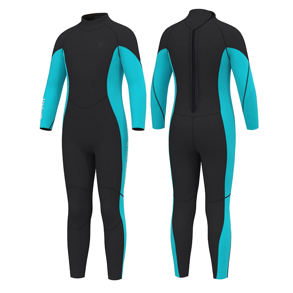 Neoprene 3 mm Back YKK Zip One Piece Long Sleeve Full Suits Keep Warm Diving Snorkeling Swimming Custom Wetsuit For Kids Children Water Sports