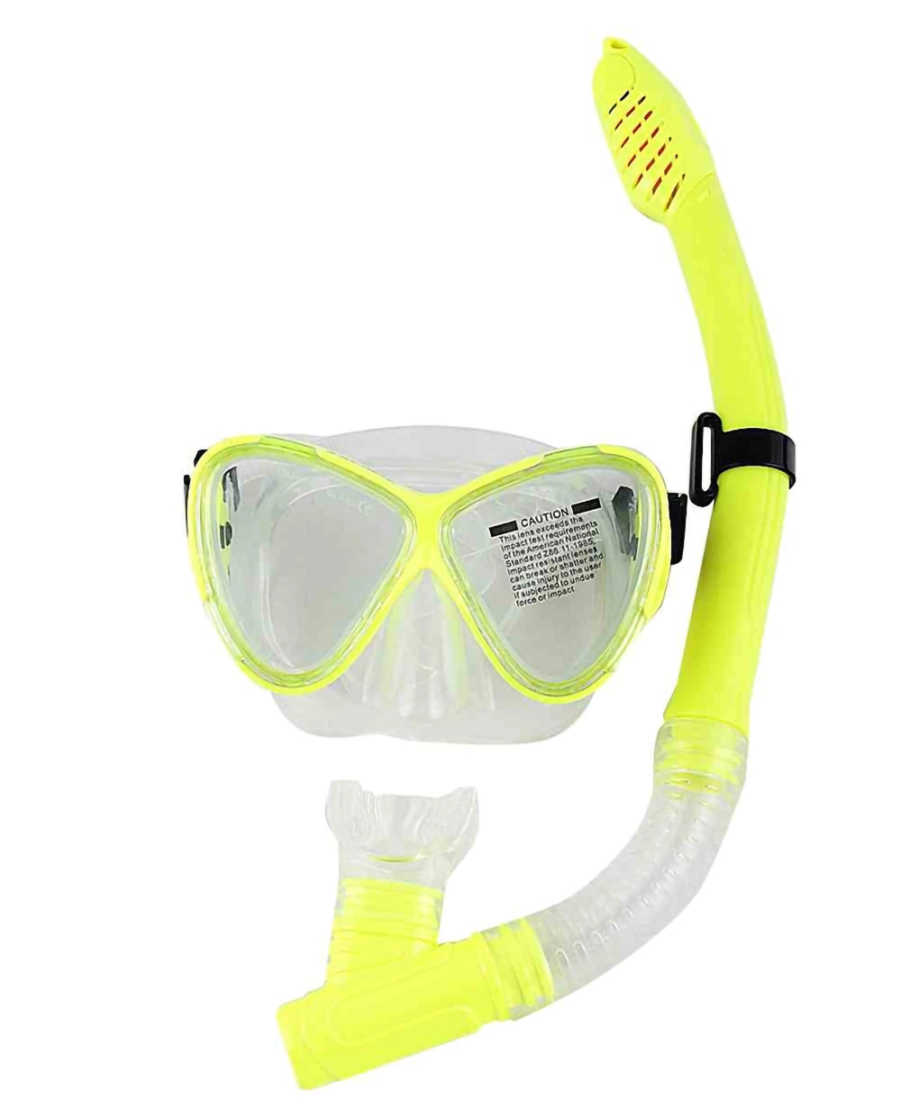 Tempered Glass Lens Anti Leak Anti Fog 180° Wide View Scuba Swimming Snorkeling Diving Mask Goggles With Snorkel Set Gear