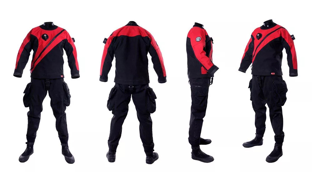 Three-Layer Laminated Fabric Latex Wrist Neck Seal Custom Drysuit