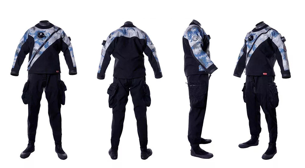 Three-Layer Laminated Fabric Latex Wrist Neck Seal Custom Drysuit