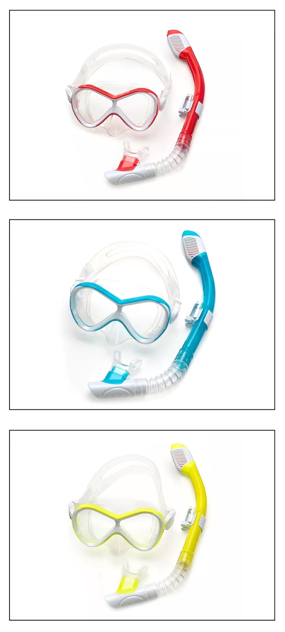 One Piece Len Diving Mask Snorkel Set