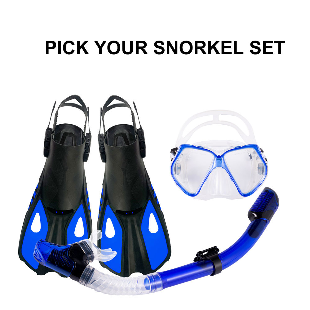 Dry Top Set Diving Mask Snorkel Set