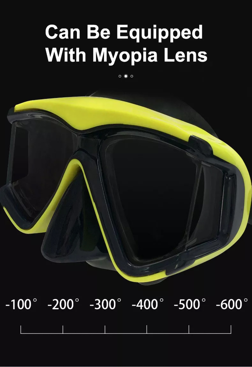 Wholesale Myopia Lens Diving Mask Snorkel Set