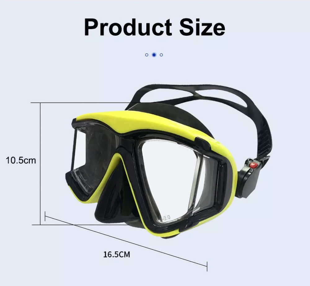 Wholesale Myopia Lens Diving Mask Snorkel Set