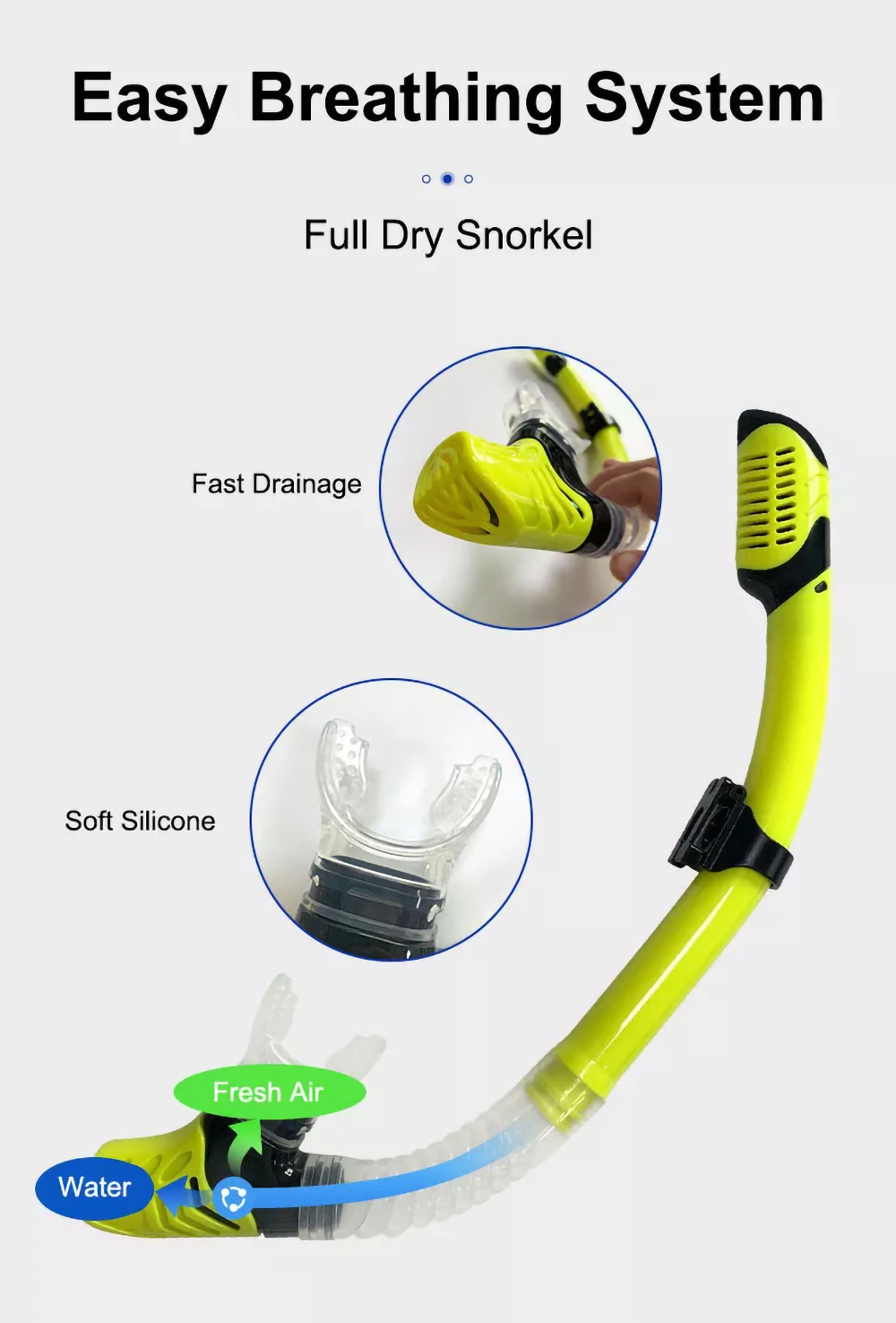 Wholesale Myopia Lens Diving Mask Snorkel Set