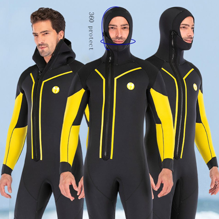  Hooded 7mm Scuba Diving Wetsuit