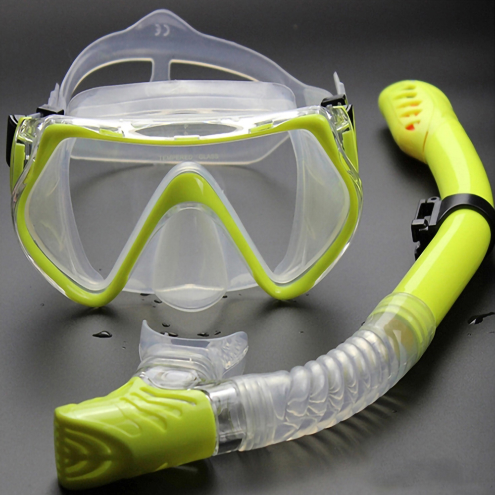 180 degree panoramic View Diving Mask Snorkel Set