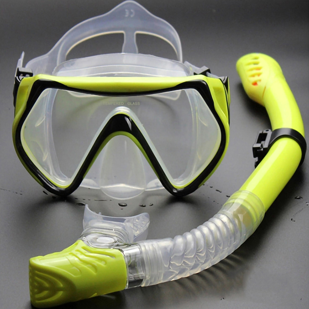 180 degree panoramic View Diving Mask Snorkel Set