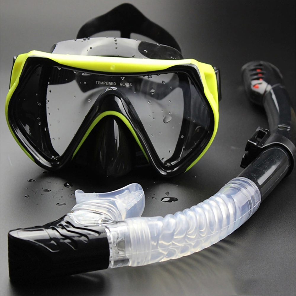 180 degree panoramic View Diving Mask Snorkel Set