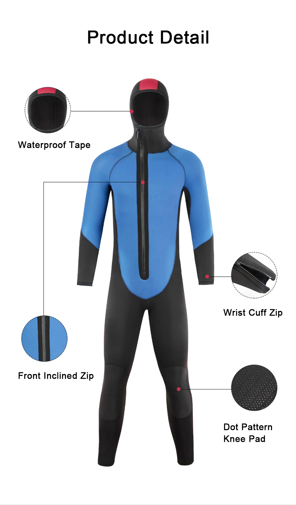 Namliong CR Neoprene GDBS Diving Custom Wetsuit Wholesale