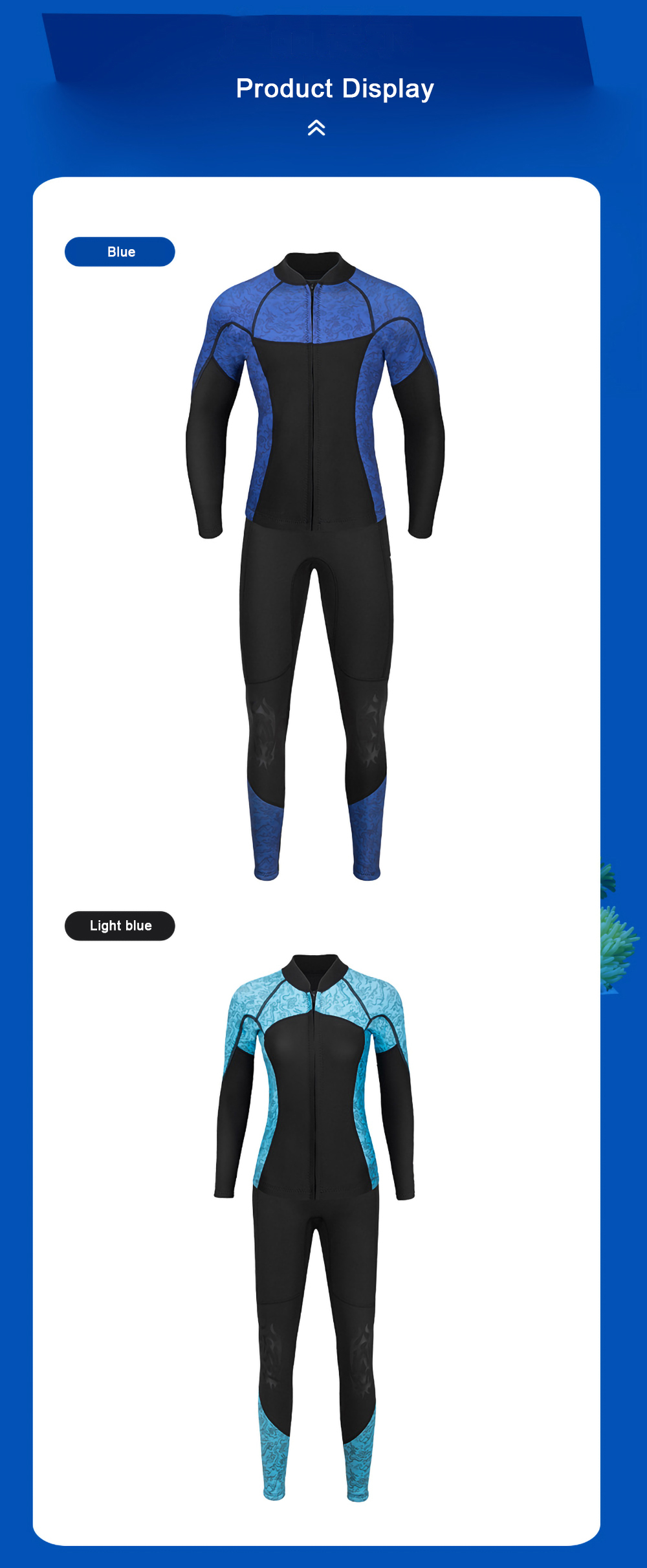 Namliong Two Pieces Custom Surfing Wetsuit Manufacturers