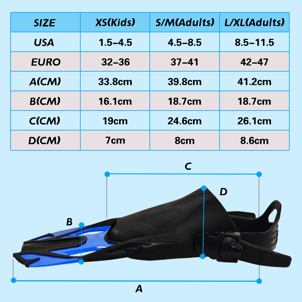 Swimming Snorkeling Equipment Fins Flippers Manufacturer