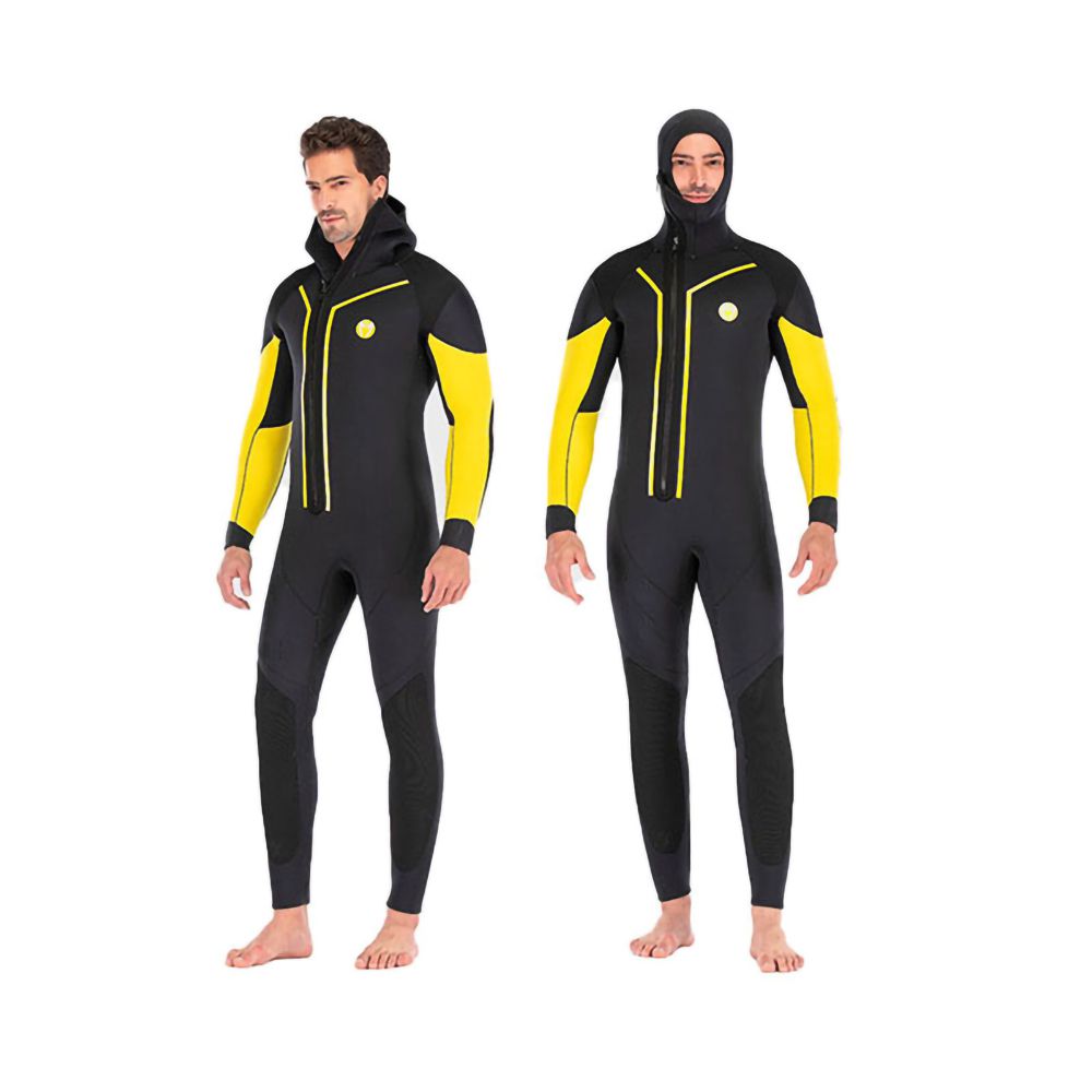 Jako Warm Fleece Lining Hooded 7mm Scuba Diving Wetsuit