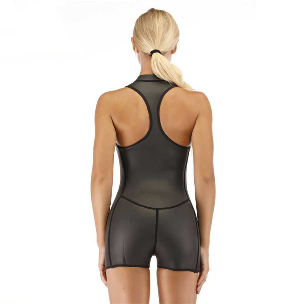 Sleeveless Flatlock One Piece Ladies Freediving Custom Wetsuit