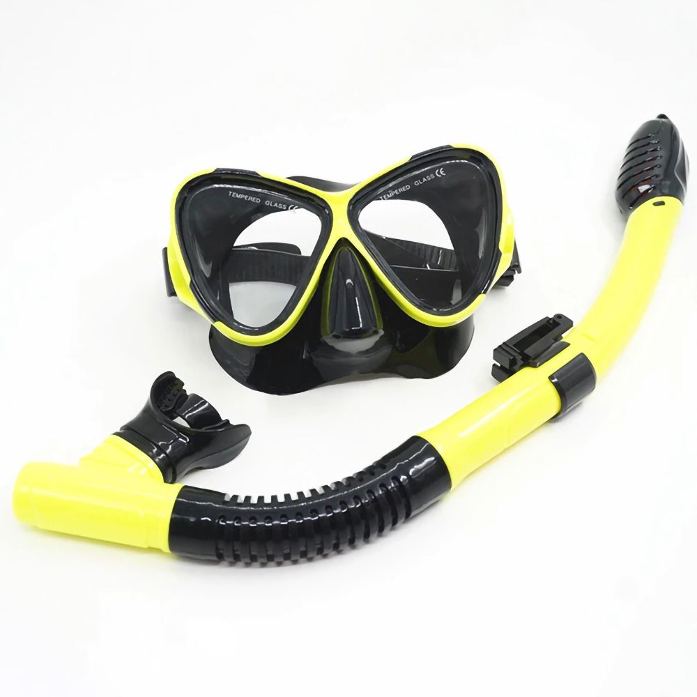 180° Wide View Diving Mask Snorkel Set