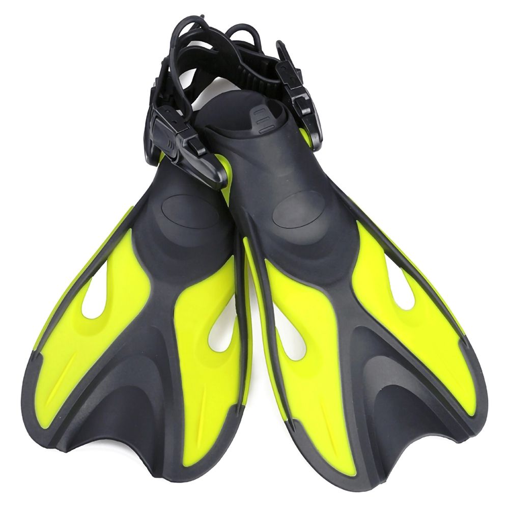 Non-slip Sole Short Blade Diving Fins Flippers