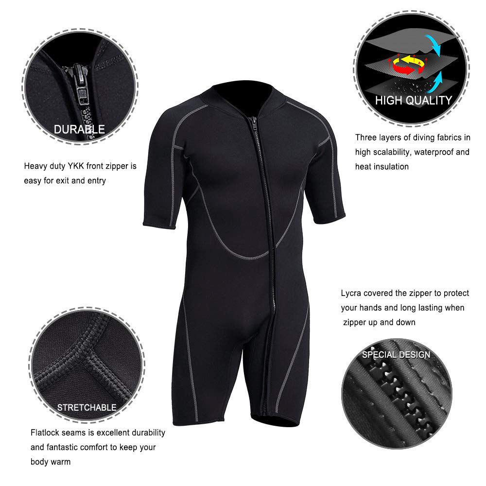 3mm Jako Flatlock Thermal Lining Shorty Surfing Custom Wetsuit