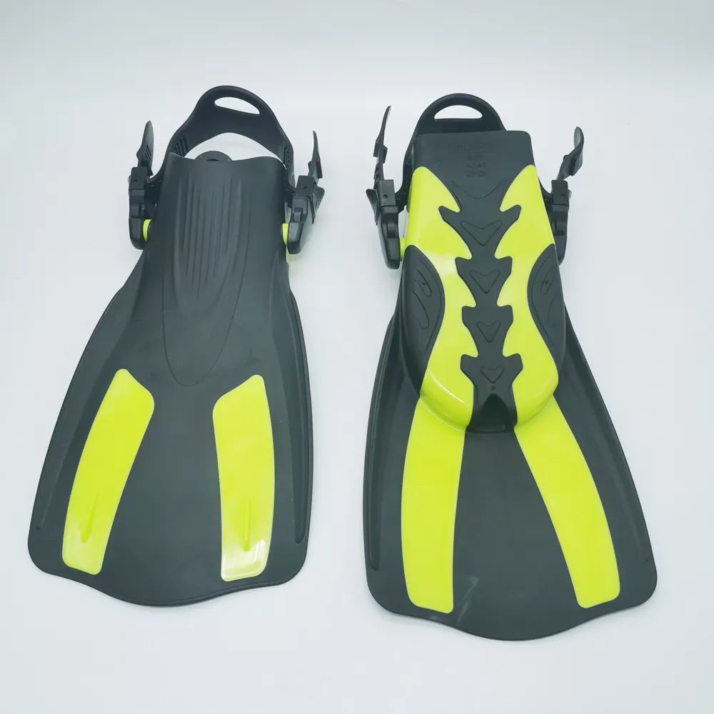 PP TPE Portable Short Blade Diving Fins Flippers