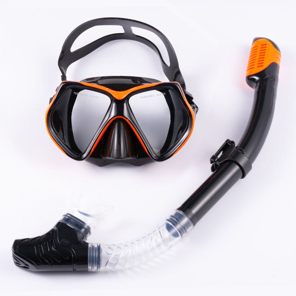 Dry Top Set Diving Mask Snorkel Set