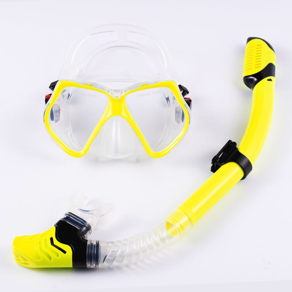 Dry Top Set Diving Mask Snorkel Set