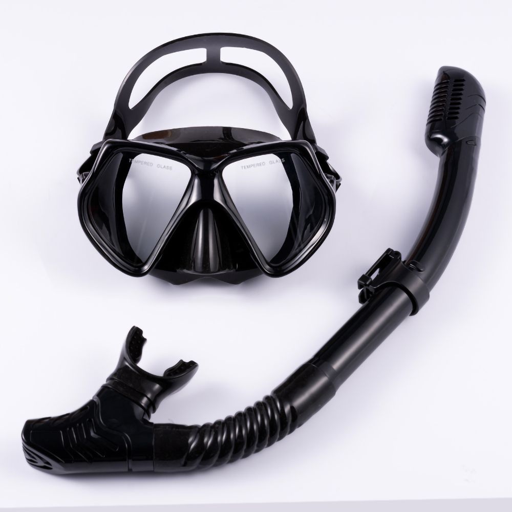 Dry Top Set Diving Mask Snorkel Set