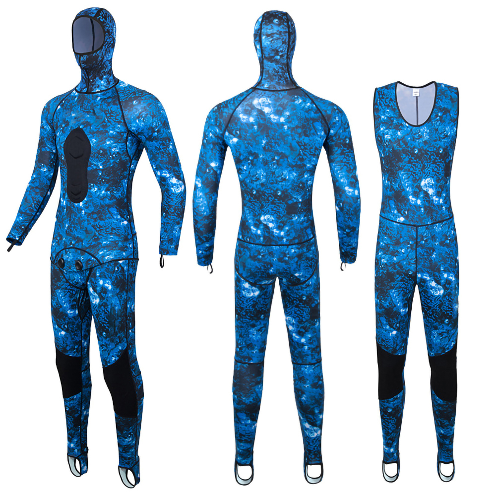 Camo Spearfishing Wetsuit Manufacturer Lycra Fullsuit - Wetop