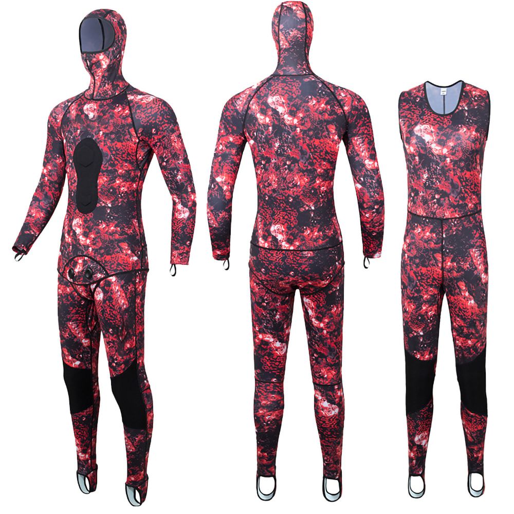 Camo Spearfishing Wetsuit Manufacturer Lycra Fullsuit