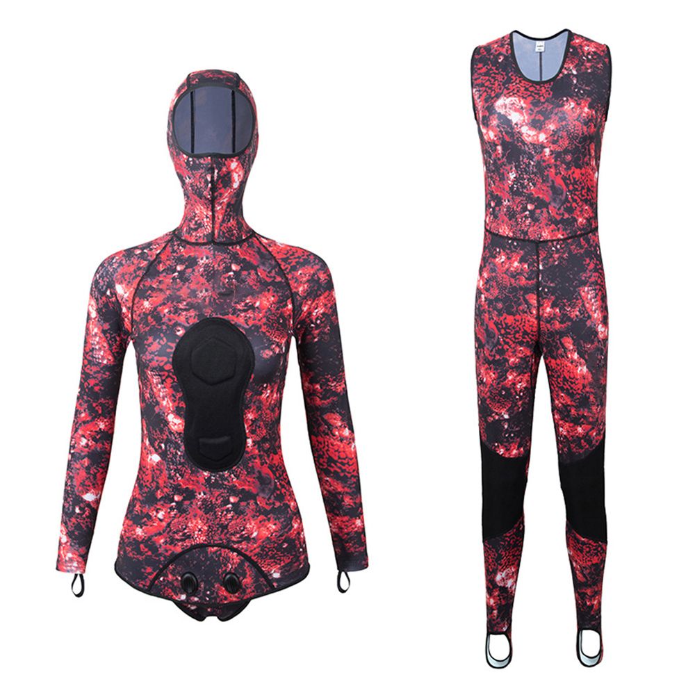 Camo Spearfishing Wetsuit Manufacturer Lycra Fullsuit